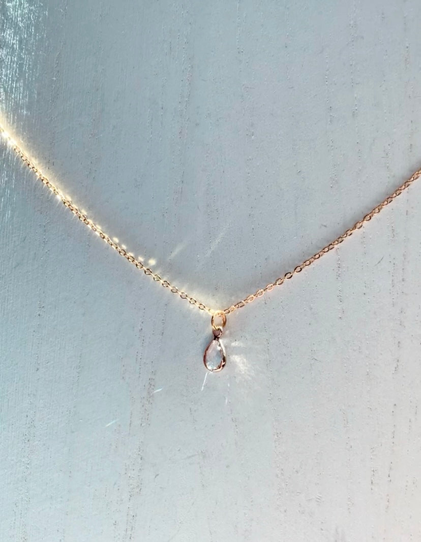 Crystal Tear Necklace